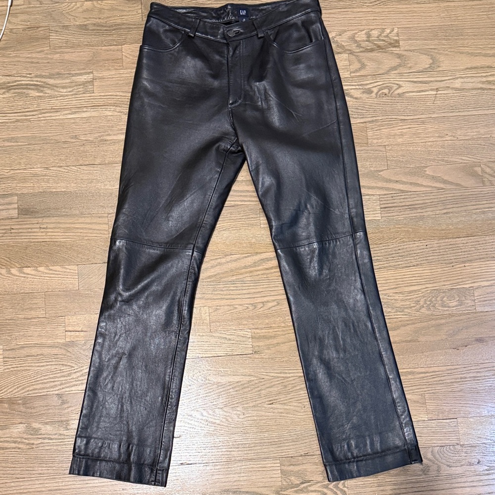 Black Leather Pants